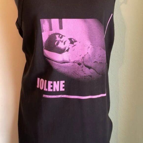 Ann Demeulemeester Jolene print Tank Top purple and black - Picture 8 of 10